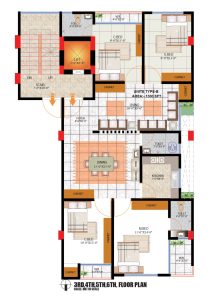 Floor Plan (3rd, 4th, 5th & 6th) 2